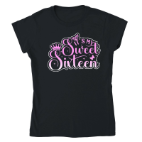 Product Its My Sweet Sixteen Birthday Classic Womens Crewneck T-shirt
