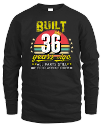 Product Vintage Birthday 36 Unisex Sweatshirt