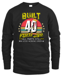 Product Vintage Birthday 40 Unisex Sweatshirt
