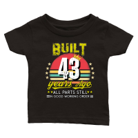 Product Vintage Birthday 43 Classic Baby Crewneck T-shirt