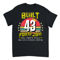 Product Vintage Birthday 43 Unisex T-Shirt