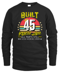 Product Vintage Birthday 45 Unisex Sweatshirt