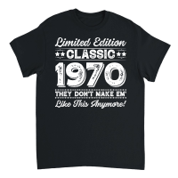 Product Limited Edition Classic 1970 Birthday Unisex T-Shirt