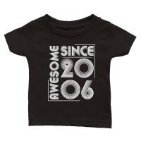 Product Awesome Since 2006 Birthday Classic Baby Crewneck T-shirt
