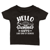 Product Hello Summer Happy Last Day of School Classic Baby Crewneck T-shirt
