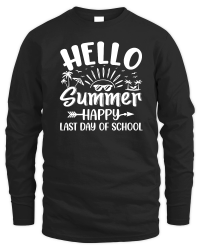 Product Hello Summer Happy Last Day of School Unisex Sweatshirt