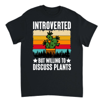 Product Introverted but Willing to Discuss Plants Unisex T-Shirt
