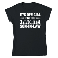 Product It's Official I'm The Favorite Son in law Classic Womens Crewneck T-shirt