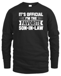 Product It's Official I'm The Favorite Son in law Unisex Sweatshirt