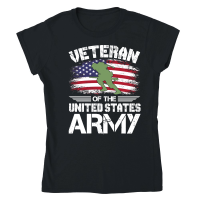 Product Veteran of The United States Army Classic Womens Crewneck T-shirt