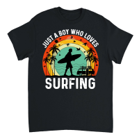 Product Just a Boy Who Loves Surfing Unisex T-Shirt