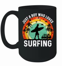 Product Just a Boy Who Loves Surfing Mug