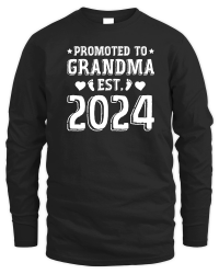 Product Promoted to Grandma Est 2024 Unisex Sweatshirt