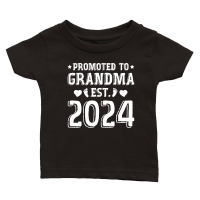 Product Promoted to Grandma Est 2024 Classic Baby Crewneck T-shirt