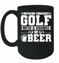 Product Weekend Forecast Golf with a Chance of Beer Mug