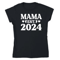Product Mama Est 2024 Classic Womens Crewneck T-shirt