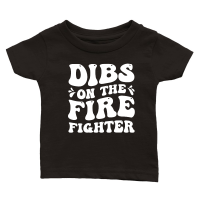 Product Dibs on the Firefighter Classic Baby Crewneck T-shirt