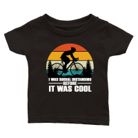 Product I Was Social Distancing Before It Was Cool Classic Baby Crewneck T-shirt