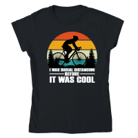 Product I Was Social Distancing Before It Was Cool Classic Womens Crewneck T-shirt