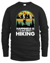 Product Happiness Is A Day Spent Hiking Unisex Sweatshirt