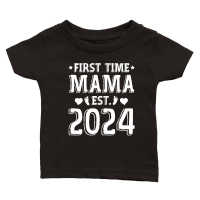 Product First Time Mama Est 2024 Classic Baby Crewneck T-shirt