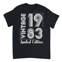 Product Vintage 1983 Limited Edition Birthday Unisex T-Shirt