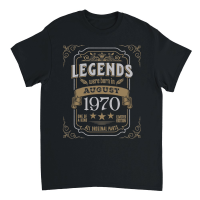 Product Legends Were Born In August 1970 Unisex T-Shirt