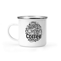 Product My favorite co worker is the coffee machine 01 Camping Mug