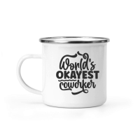 Product World's okayest coworker 01 Camping Mug