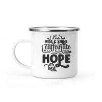 Product I don't rise and shine i caffeinate and hope for the best 01 Camping Mug