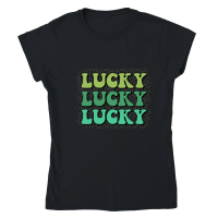 Product Feeling Lucky Shamrock St. Patrick’ Classic Womens Crewneck T-shirt