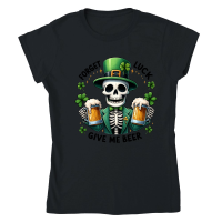 Product Forget Luck Beer St. Patrick’s Classic Womens Crewneck T-shirt