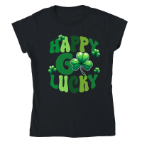 Product Happy Go Lucky St. Patrick’s Classic Womens Crewneck T-shirt