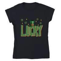 Product Lucky Trendy St Patrick’s Classic Womens Crewneck T-shirt