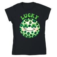 Product Retro Lucky St. Patrick’s Classic Womens Crewneck T-shirt