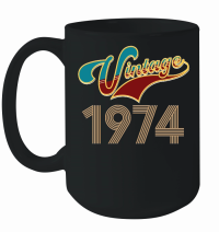 Product Vintage 1974 Birthday Mug