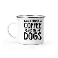 Product All I Need Coffee And My Dogs Camping Mug