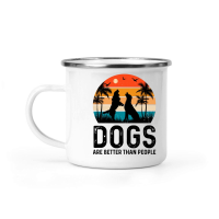 Product Dogs Are Better Than People Camping Mug