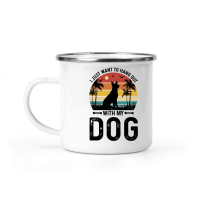 Product I Just Want To Hang Out With My Dog Camping Mug