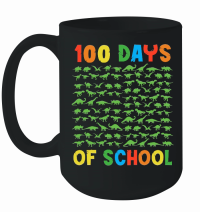 Product 100 Days of School Dinosaur Silhouette Mug