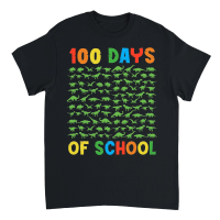 Product 100 Days of School Dinosaur Silhouette Unisex T-Shirt