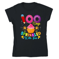 Product 100 Days Sprinkled With Fun Classic Womens Crewneck T-shirt