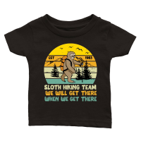 Product A220315 01 Sloth Svg, Sloth Hiking Team Classic Baby Crewneck T-shirt