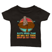 Product A220315 06 Sloth Kayaking Svg, Sloth Kayak Team Classic Baby Crewneck T-shirt
