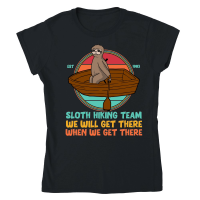 Product A220315 06 Sloth Kayaking Svg, Sloth Kayak Team Classic Womens Crewneck T-shirt