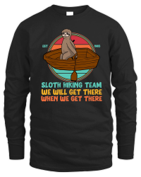 Product A220315 06 Sloth Kayaking Svg, Sloth Kayak Team Unisex Sweatshirt
