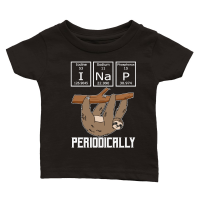 Product A220315 07 Funny Science Sloth, I Nap Periodically Classic Baby Crewneck T-shirt