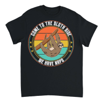 Product A220315 09 Sloth Svg Come To The Sloth Side Unisex T-Shirt