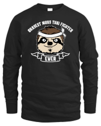 Product A220315 11 Okayest Sloth Fighter Ever Muay Thai Unisex Sweatshirt