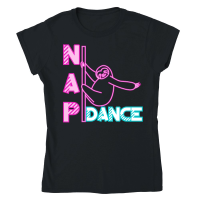 Product A220315 13 Nap Dance Neon Sign Sloth Pun Svg Classic Womens Crewneck T-shirt
